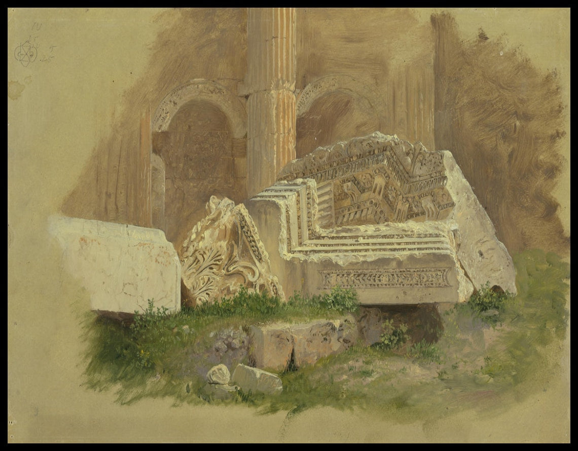 Intérieur du Temple de Bacchus