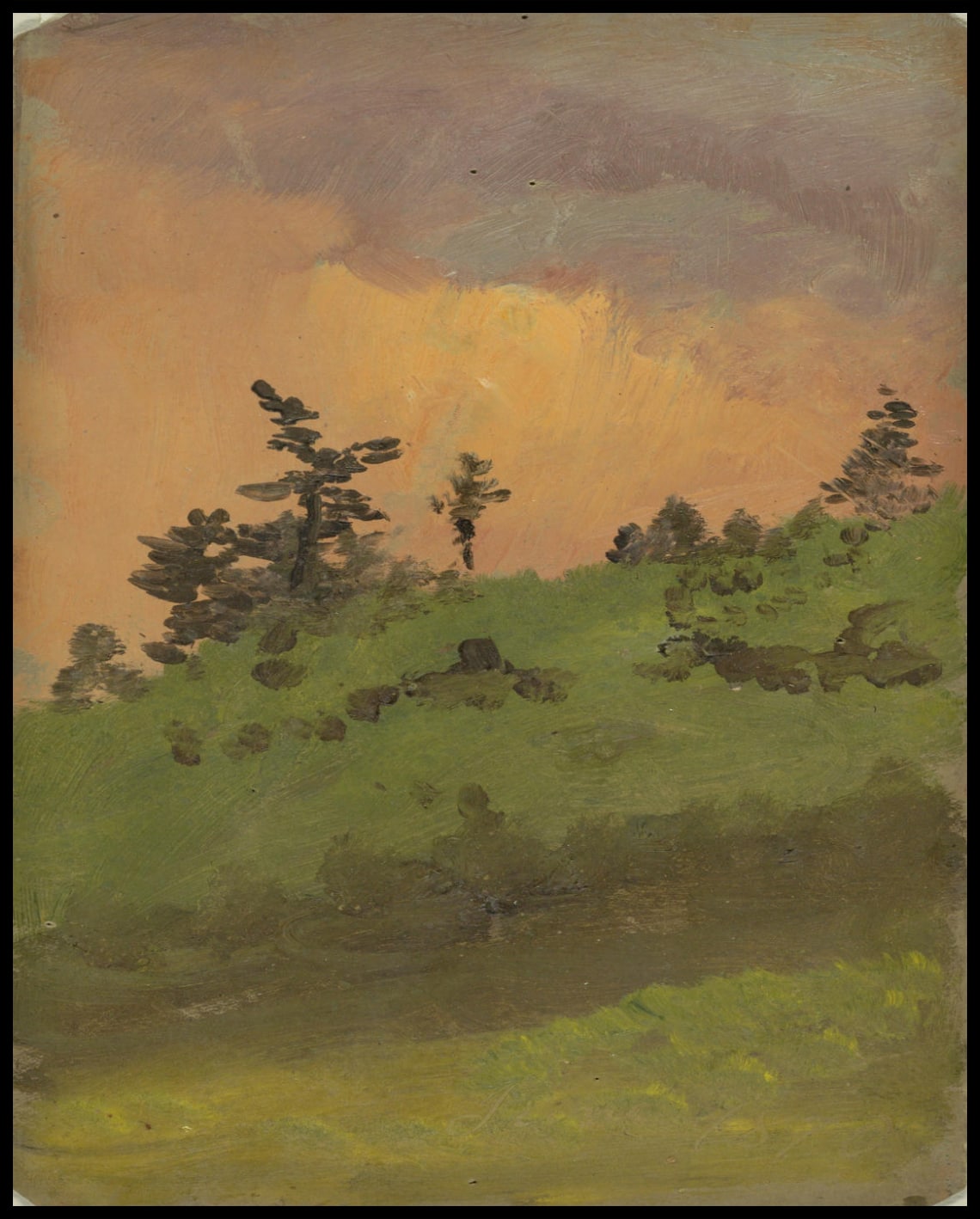 Paysage à Woods