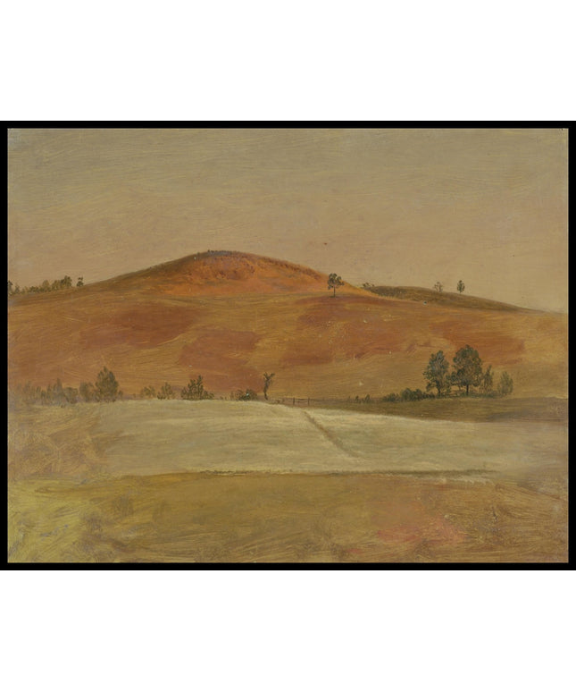 Landscape with low Hill and Fields