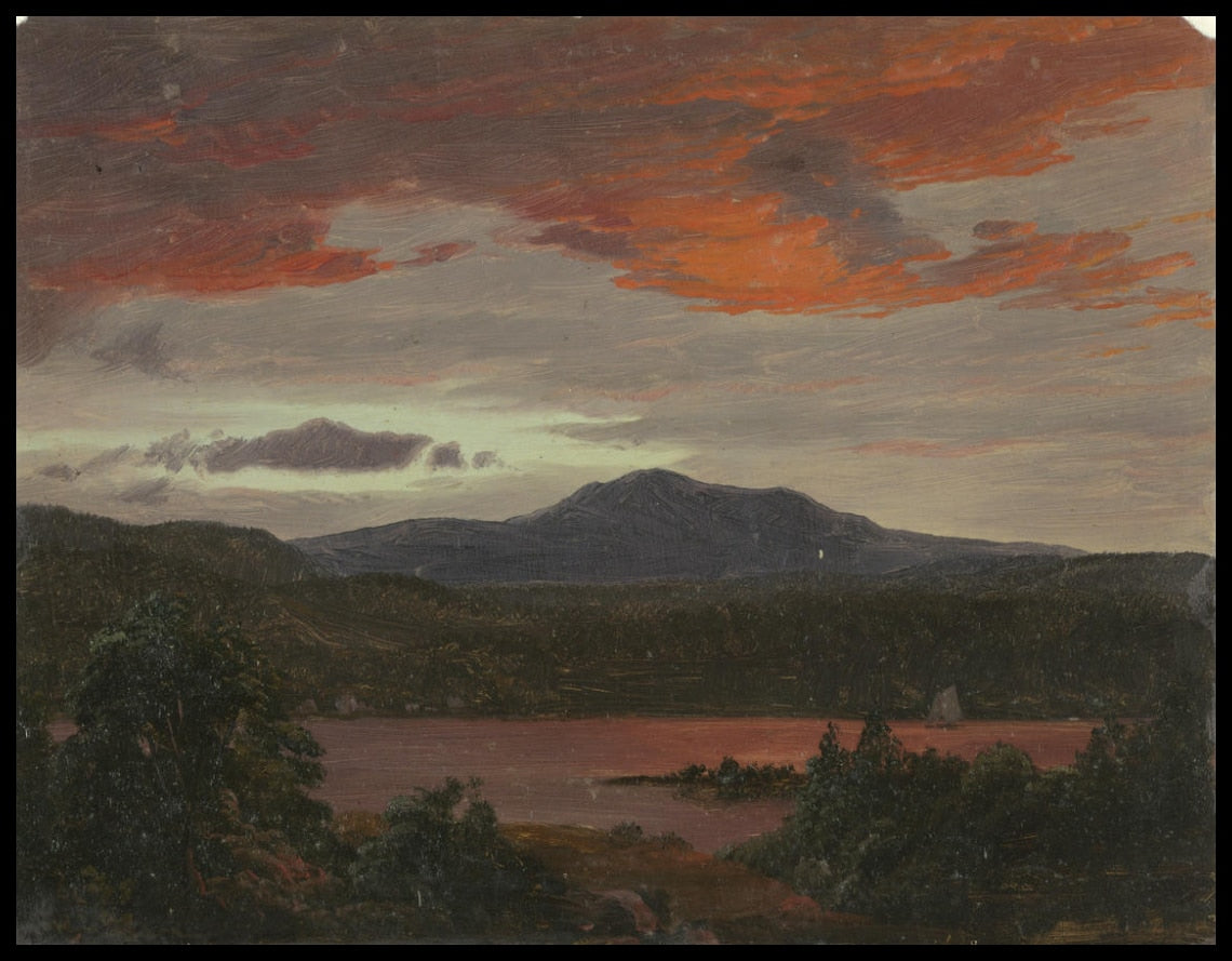 Le mont Katahdin depuis le lac Katahdin