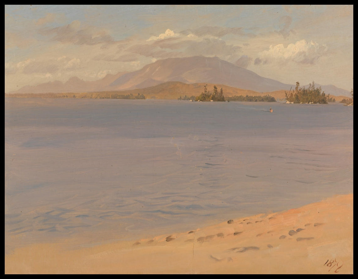 Le mont Katahdin depuis le lac Millinocket