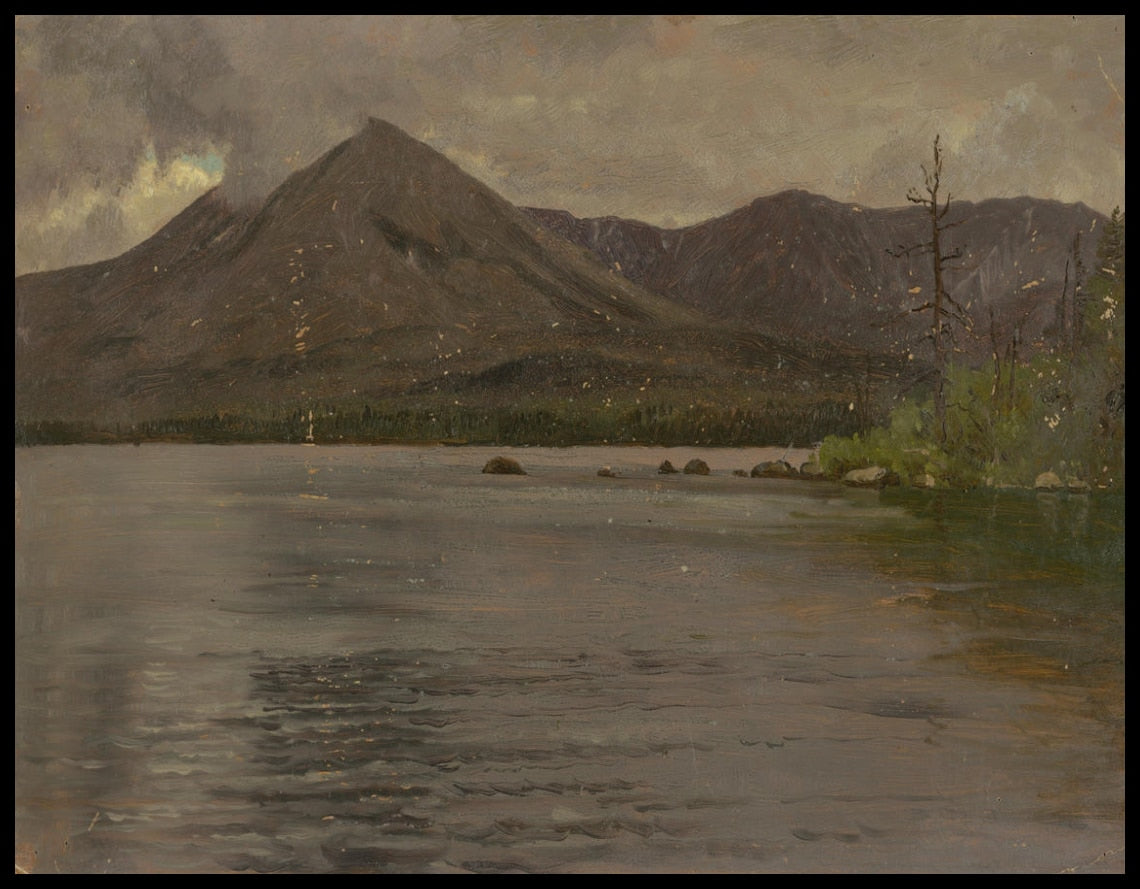 Le mont Katahdin depuis le lac Katahdin