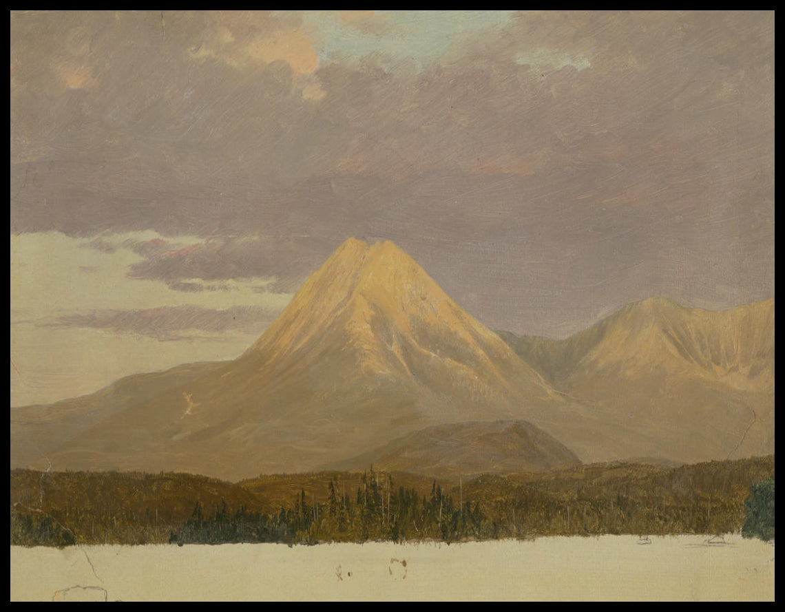 Le mont Katahdin depuis le lac Katahdin