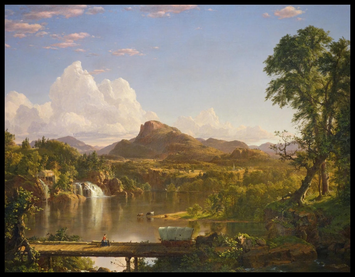 Scène de la Nouvelle-Angleterre