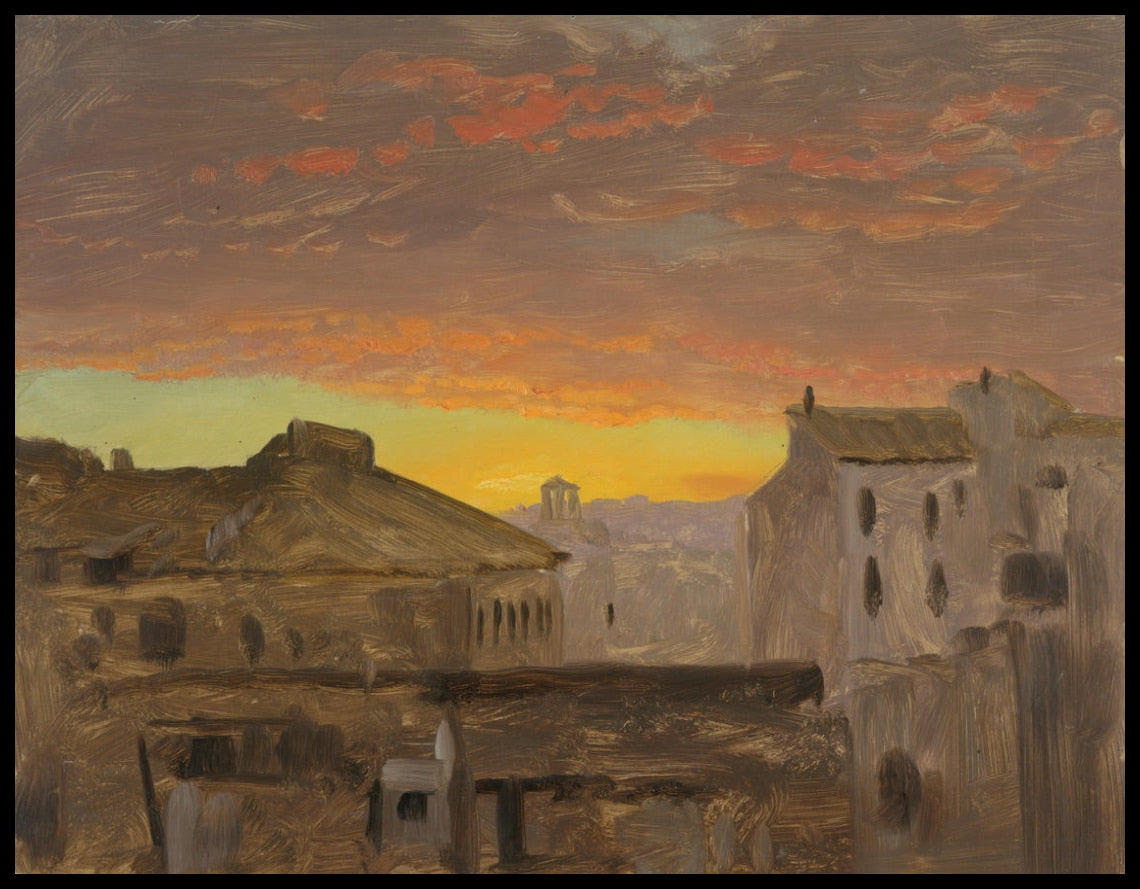 Rome Rooftops au coucher du soleil