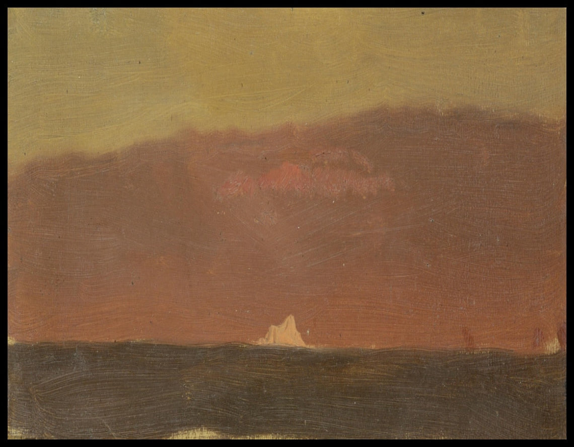 Paysage marin avec iceberg