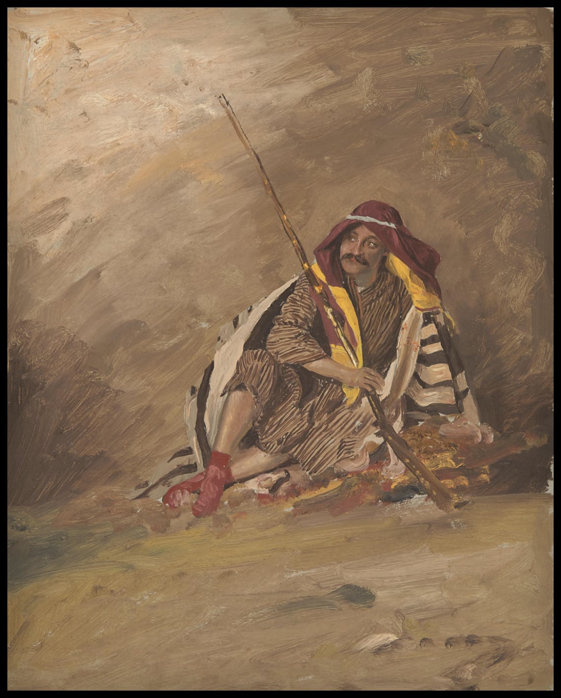 Bedouin assis
