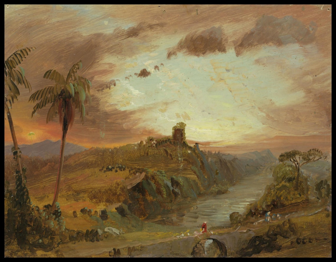 Étude pour 'Imaginary S. American Landscape' (paysage américain imaginaire)