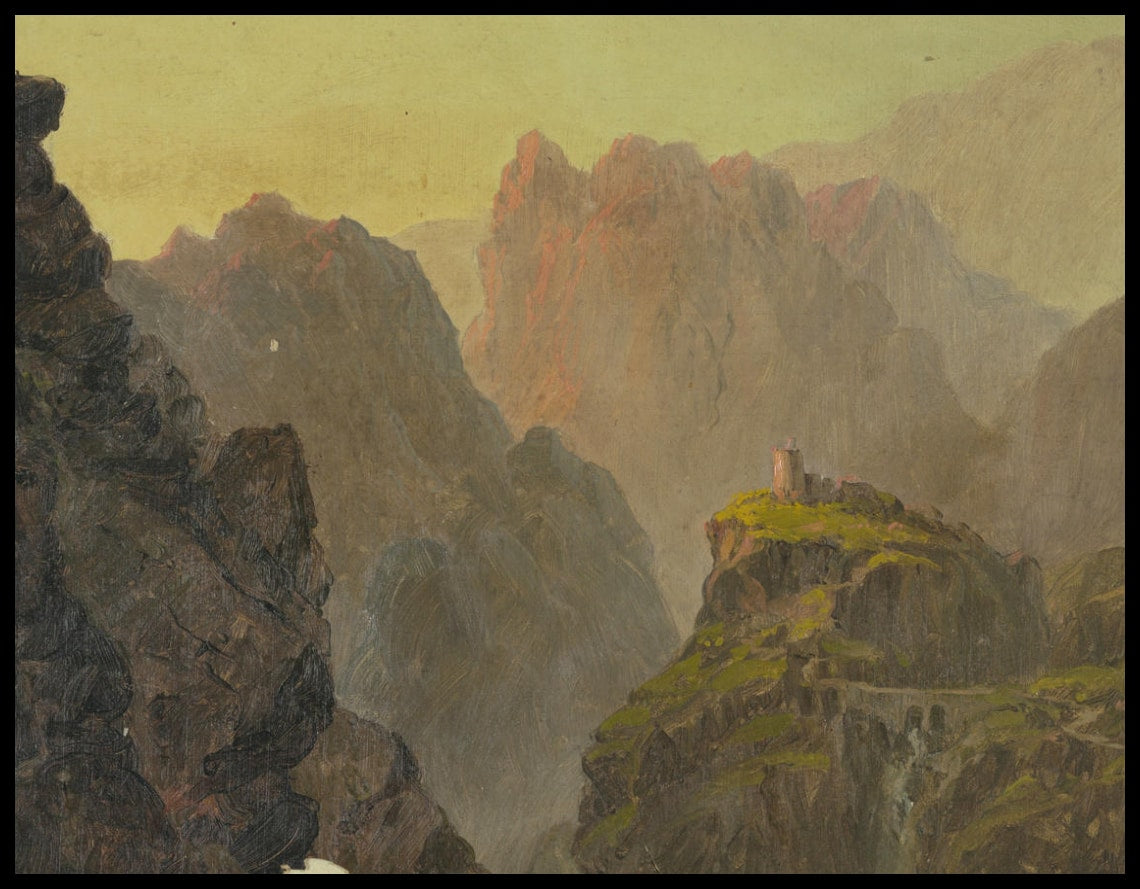 Étude de 'Paysage imaginaire S. américain