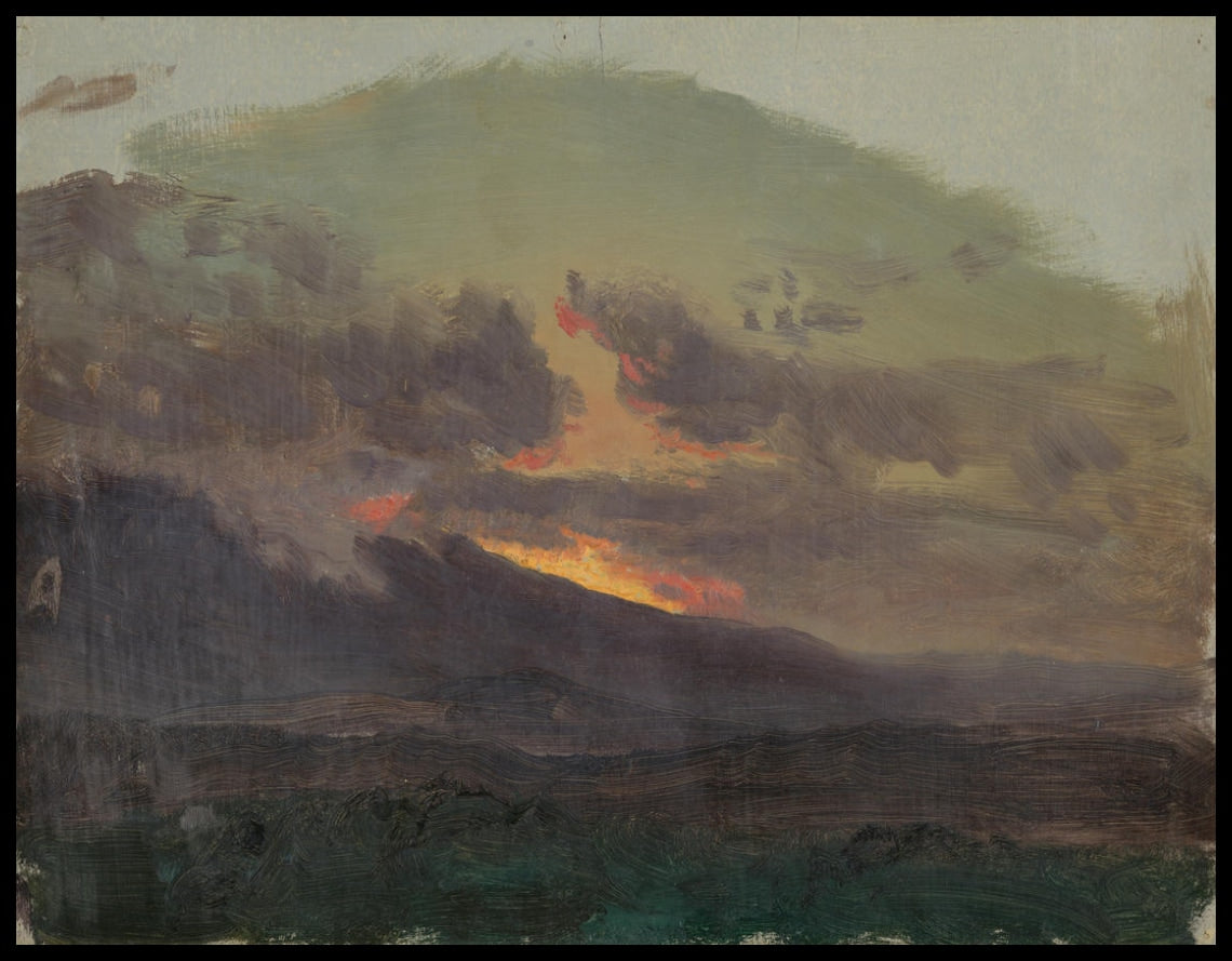 Coucher de soleil sur les Catskills