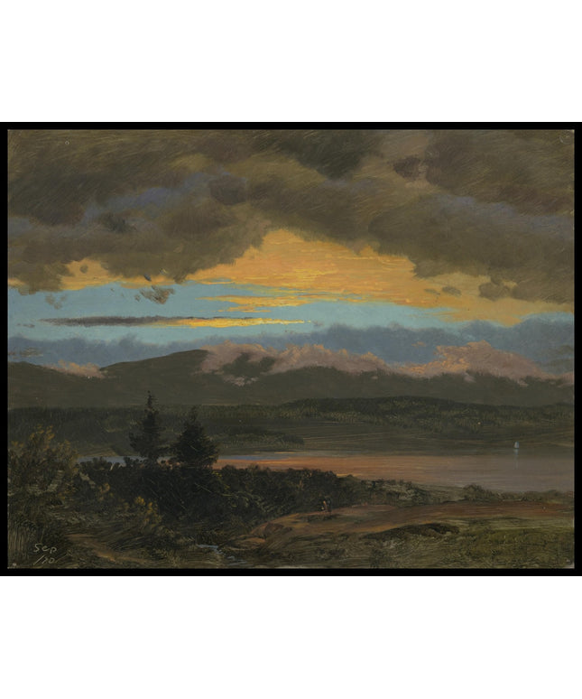 Sunset across the Hudson Valley