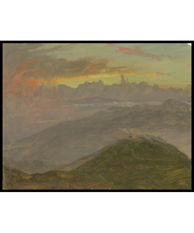 Sunset and Mountains