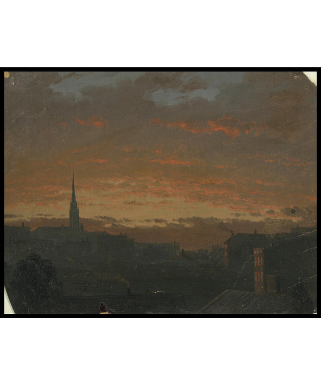 Sunset at Hudson New York