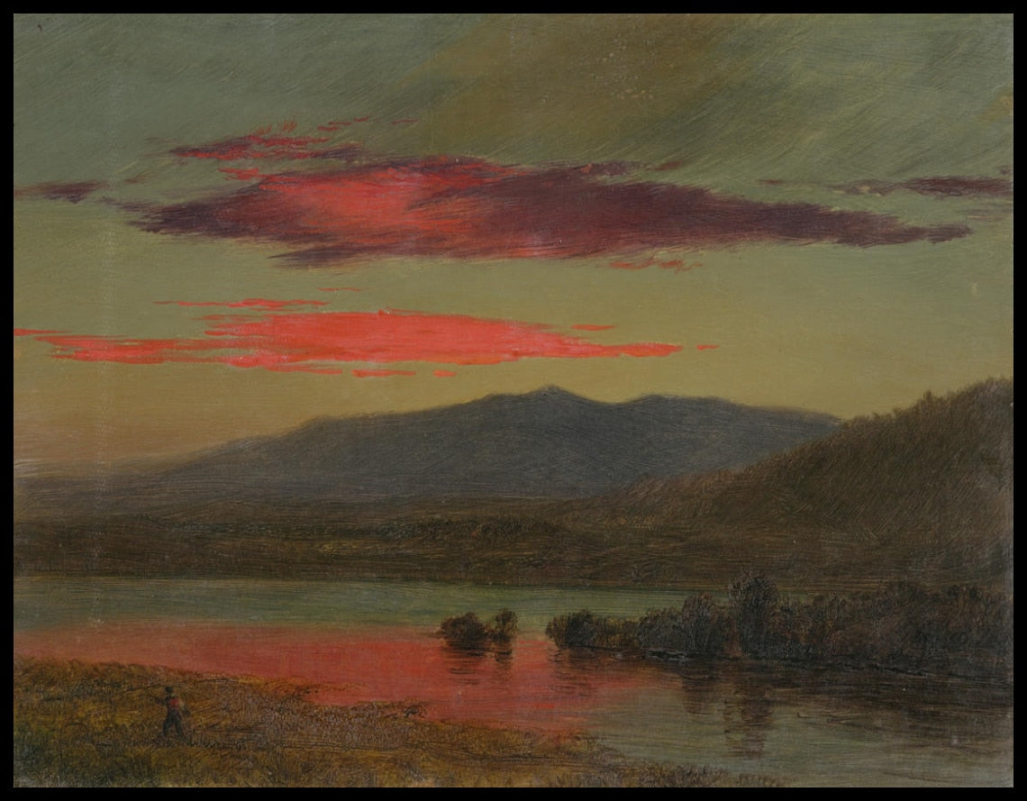 Sunset Hudson New York