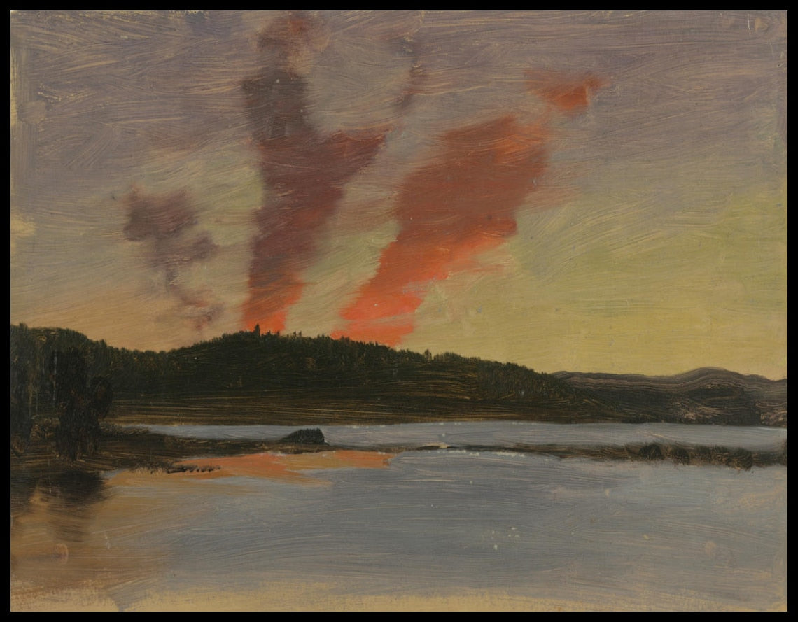 Coucher de soleil près de Bar Harbor Maine