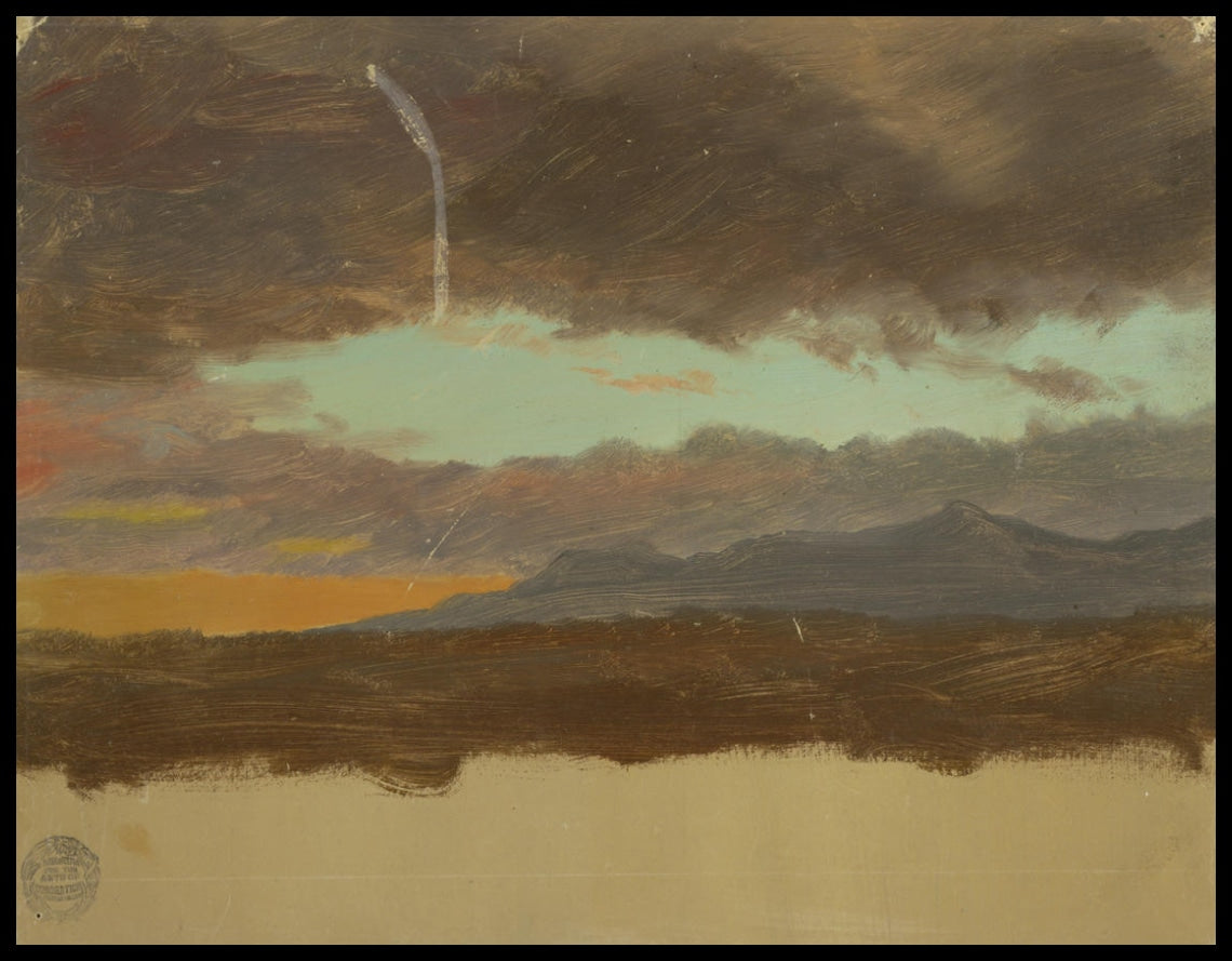 Coucher de soleil sur la vallée de l'Hudson