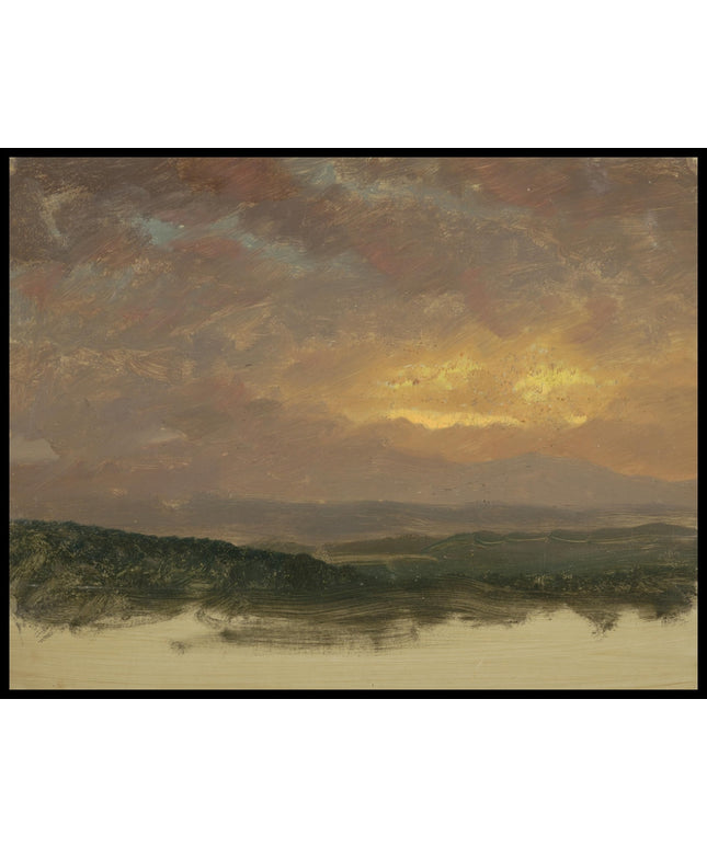 Sunset over the Catskills