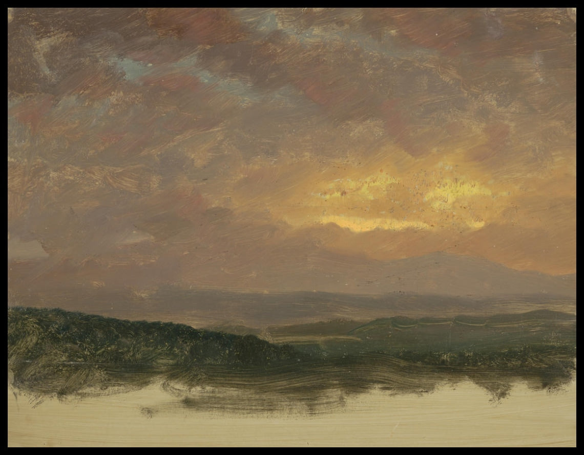 Coucher de soleil sur les Catskills