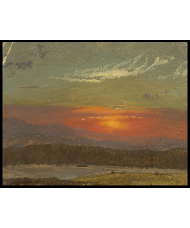 Sunset over the Catskills