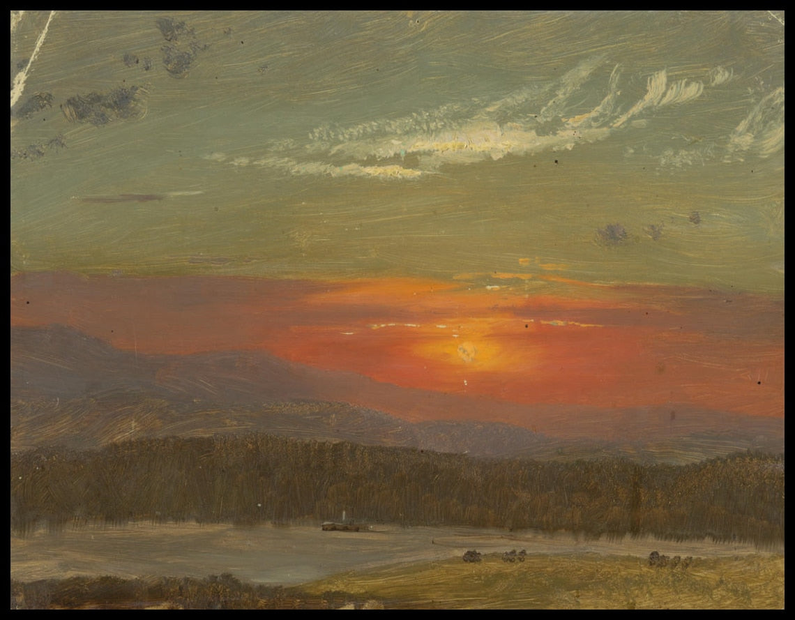Coucher de soleil sur les Catskills