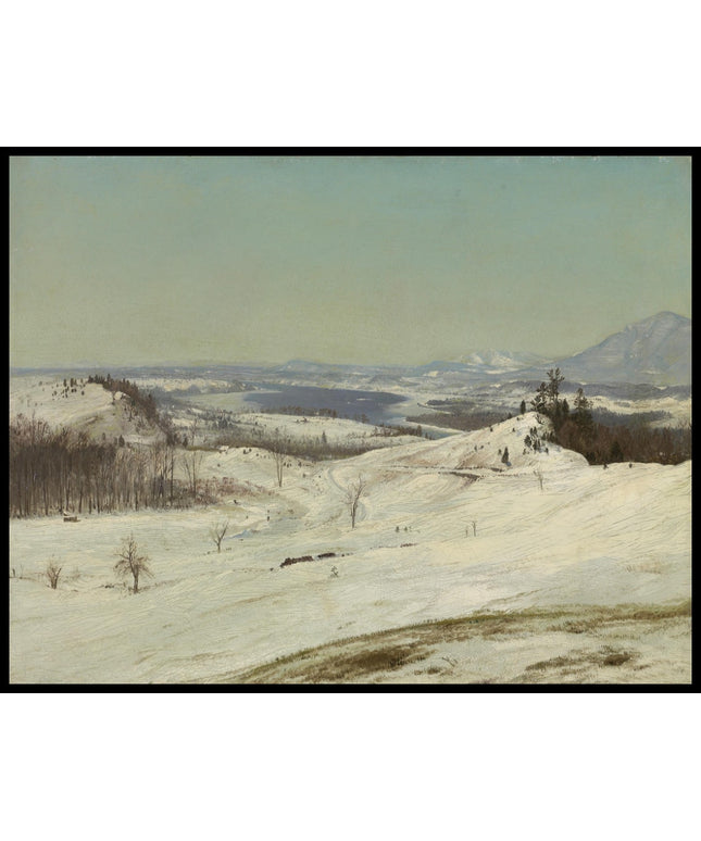 View from Olana in the Snow