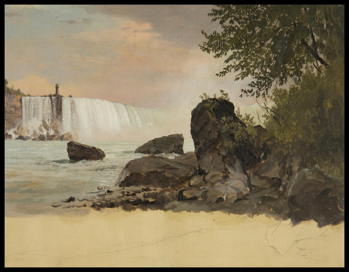 Vue des chutes canadiennes
