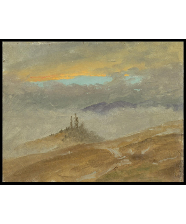 Winter Landscape View of Zuarry Hill