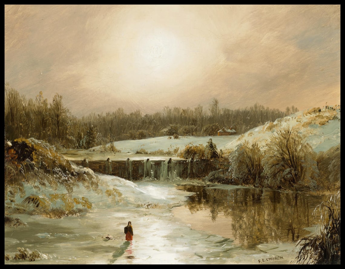 Scène hivernale à Hartford