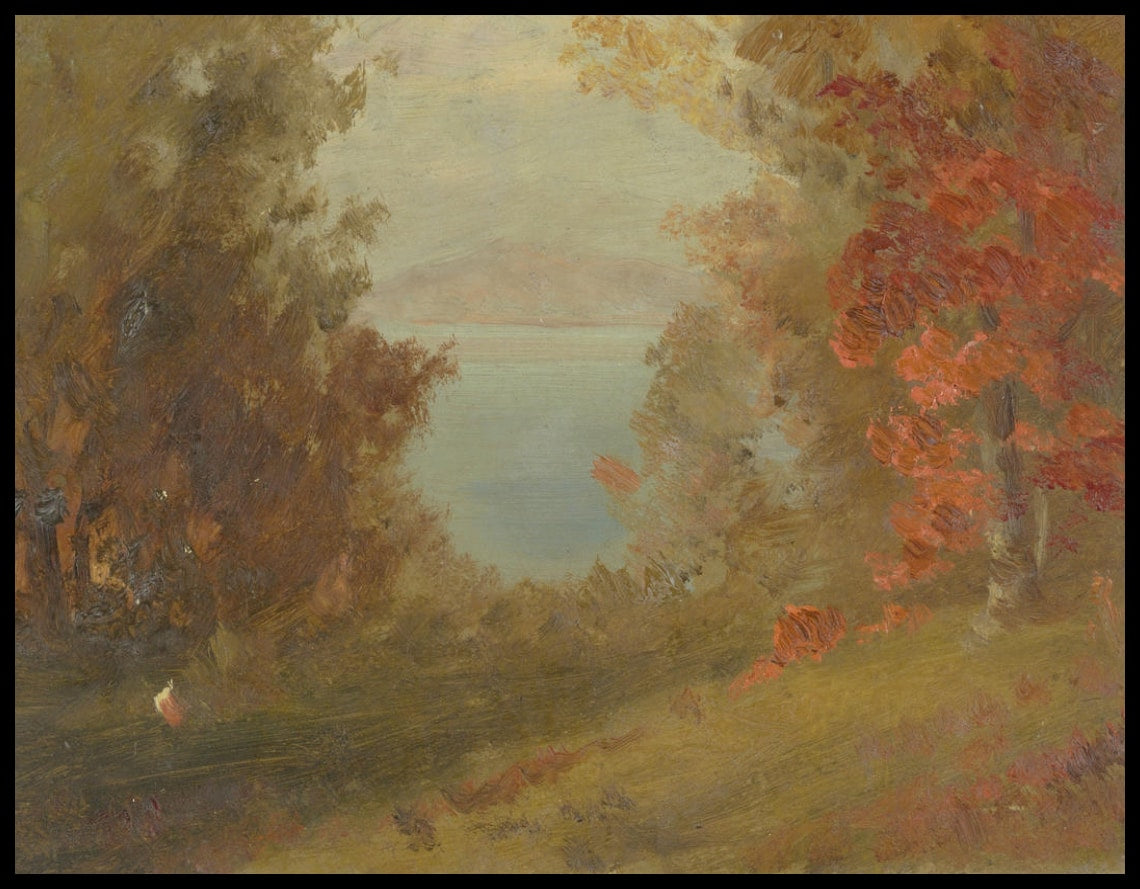 Scène de forêt en automne