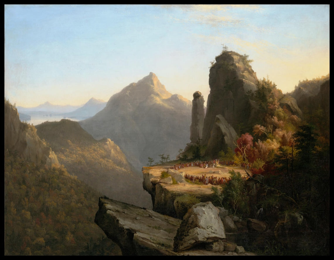 Scène du Dernier des Mohicans