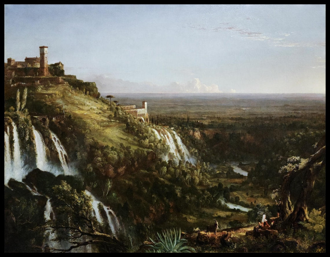 The Cascatelli, Tivoli, regardant vers Rome