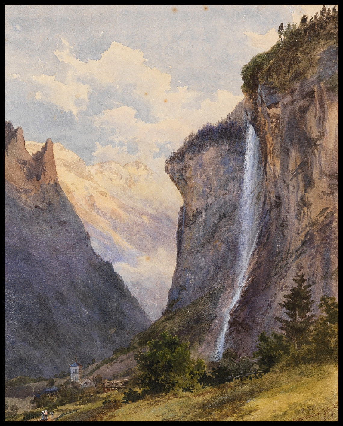The Staubbach Falls