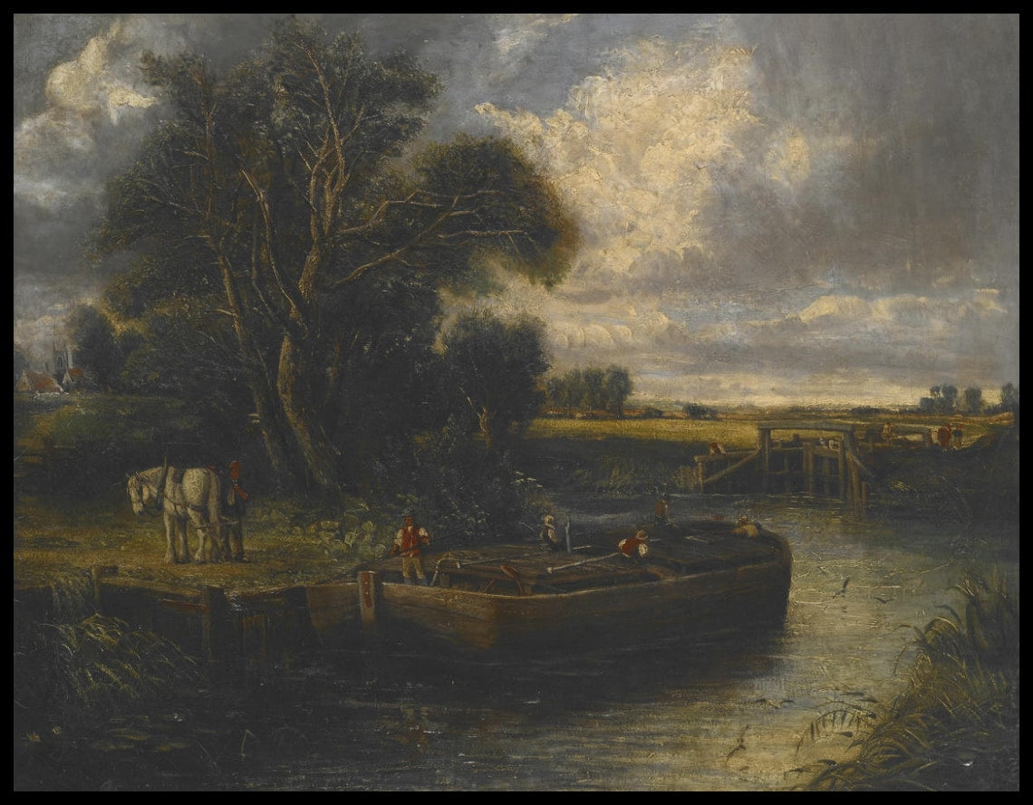 Barge Sur Le Canal