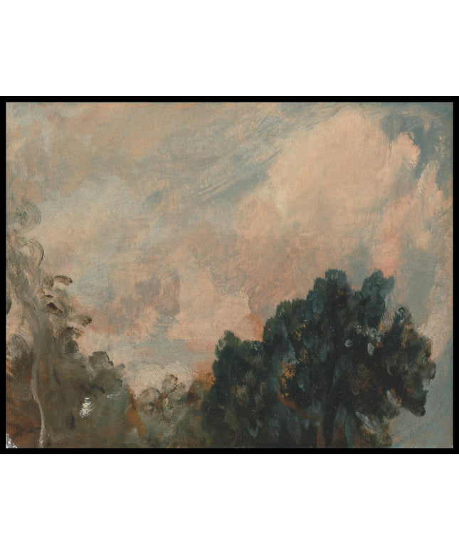 Cloud Study With Trees