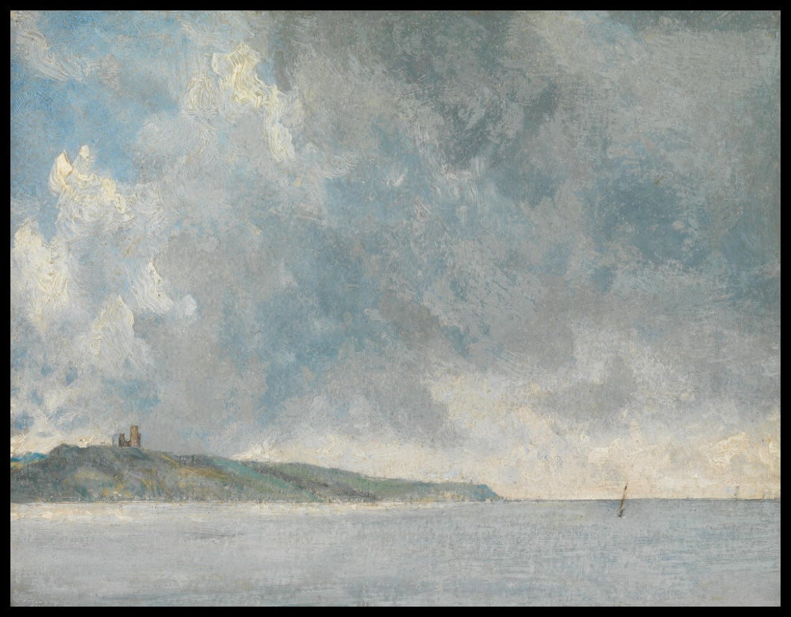 Scène côtière avec des falaises