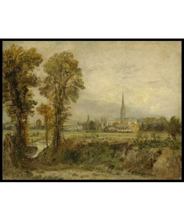 Distant View Of Salisbury Cathedral