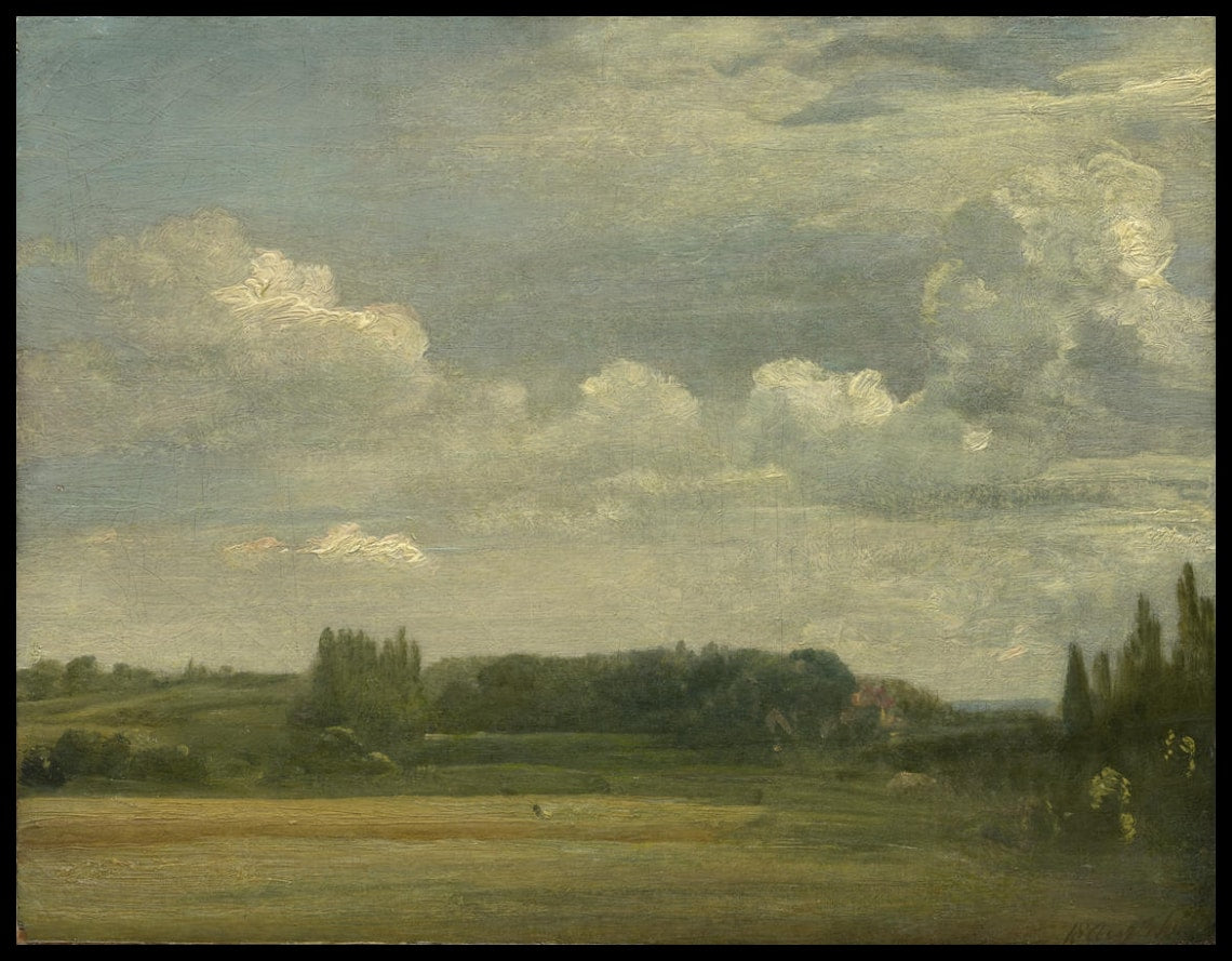 Vue commune de Bergholt Est vers le Rectory