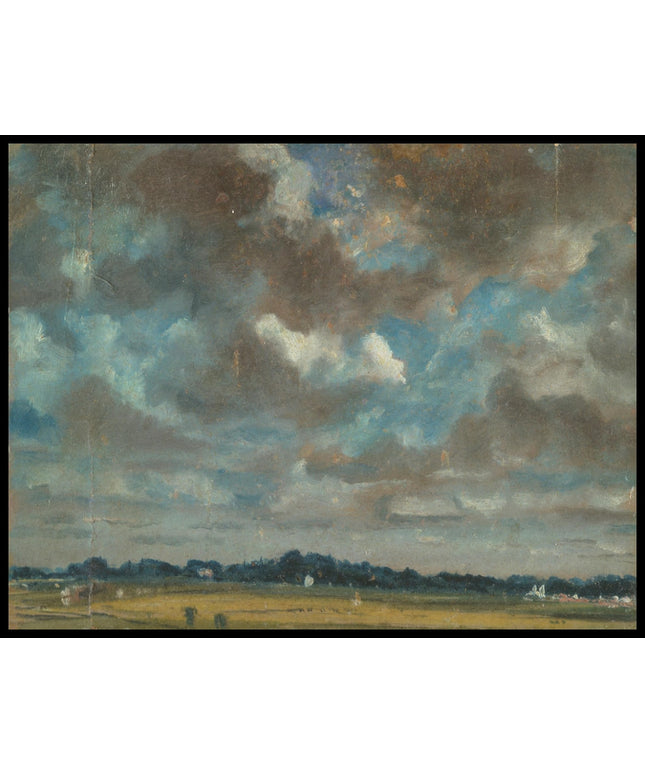 Extensive Landscape With Grey Clouds