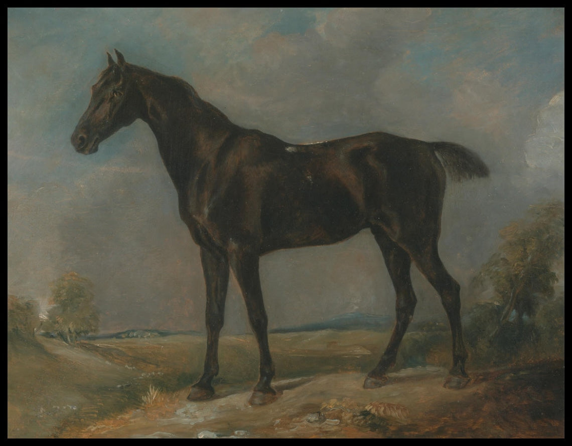 Golding Constables Cheval de trait noir