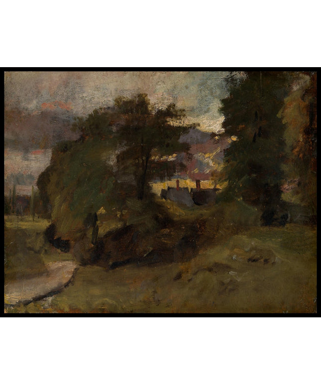 Landscape With Cottages