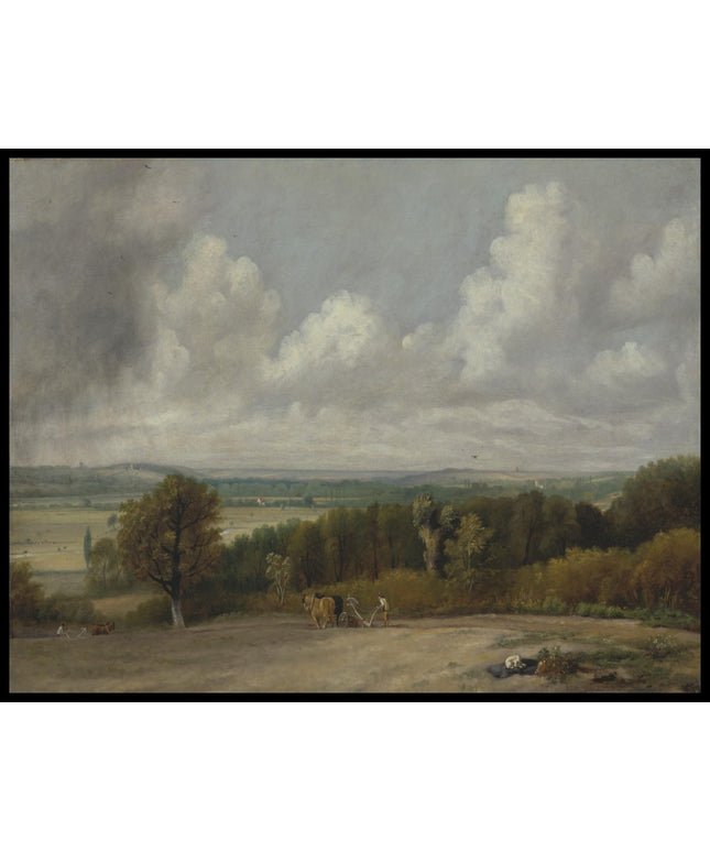 Ploughing Scene In Suffolk