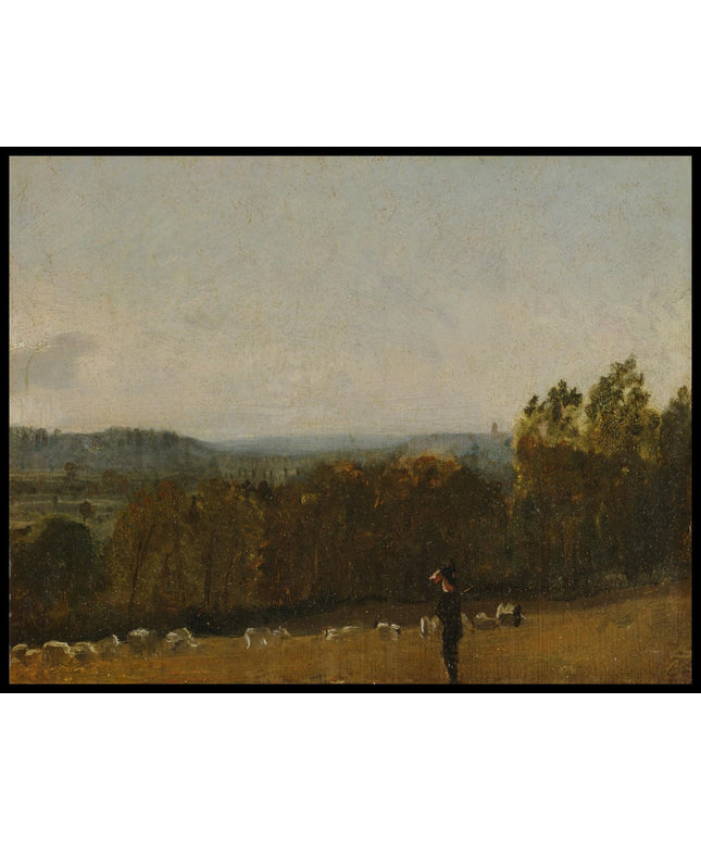 Shepherd In Landscape