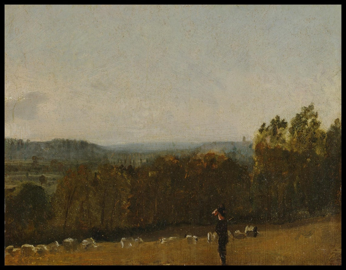 Berger dans le paysage