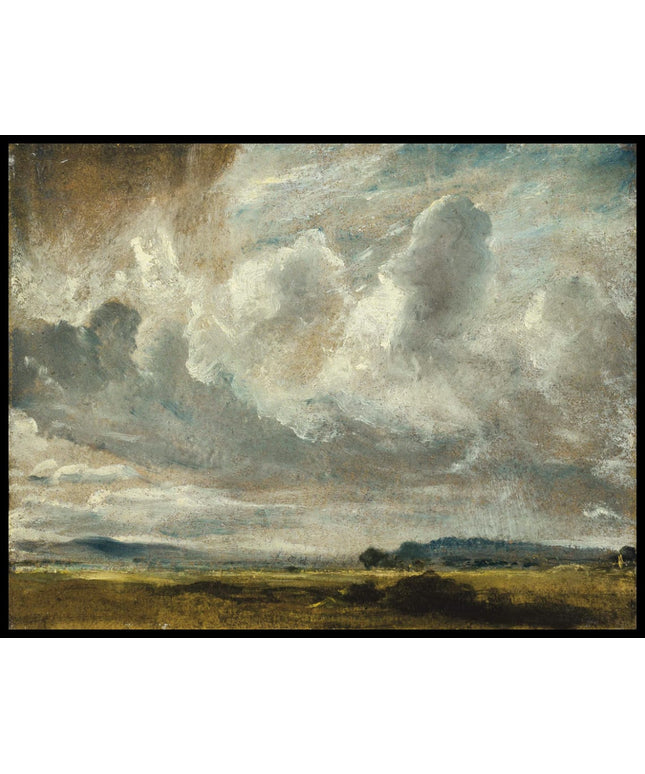 Study Of Clouds Over Landscape