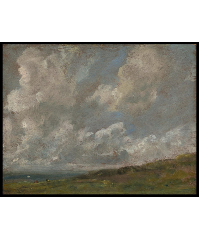 Study Of Clouds Over Landscape