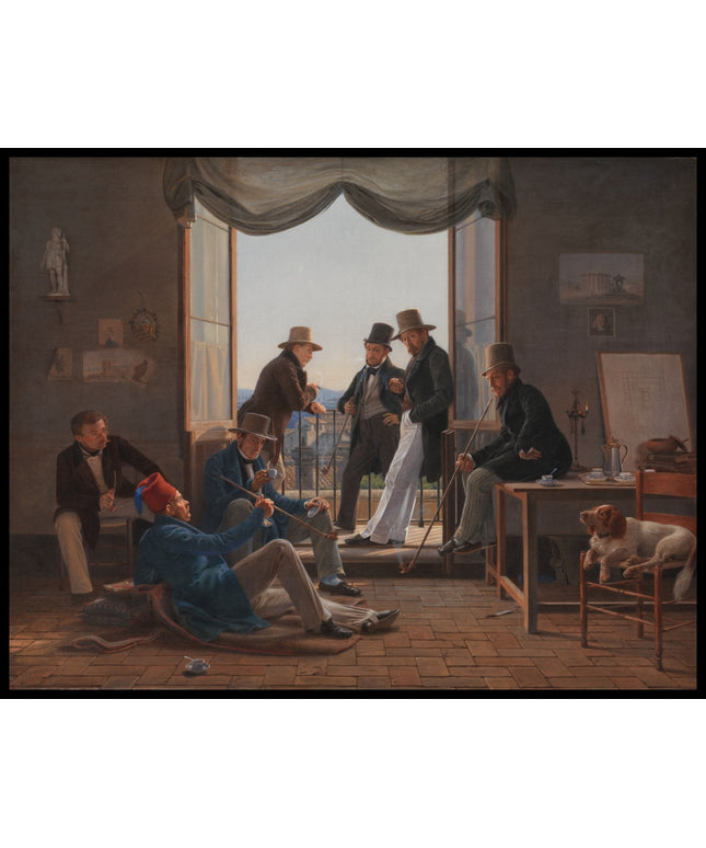 A Group of Danish Artists in Rome