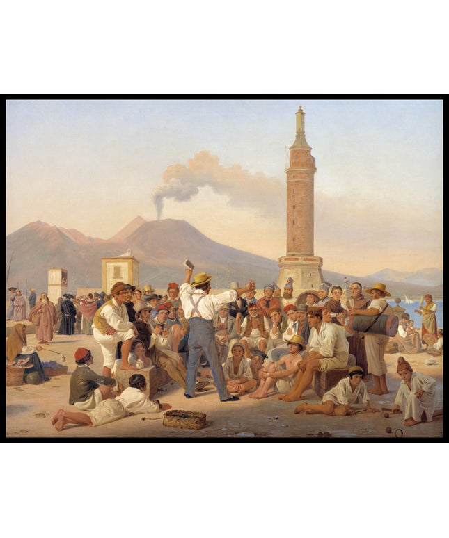 A Reciter of Orlando Furioso at the Molo, Naples