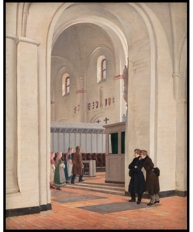 The Interior of St Bendt's Church at Ringsted