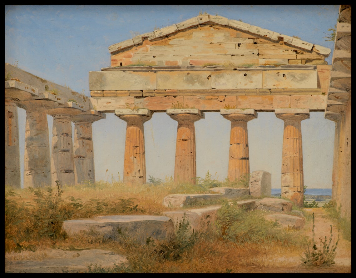 Le Temple d'Athéna à Paestum