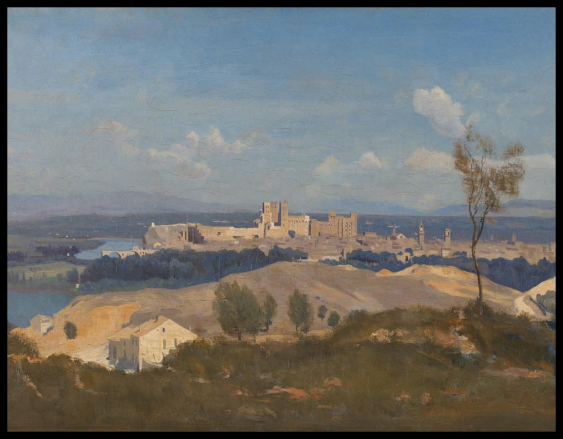Avignon vu de l'ouest